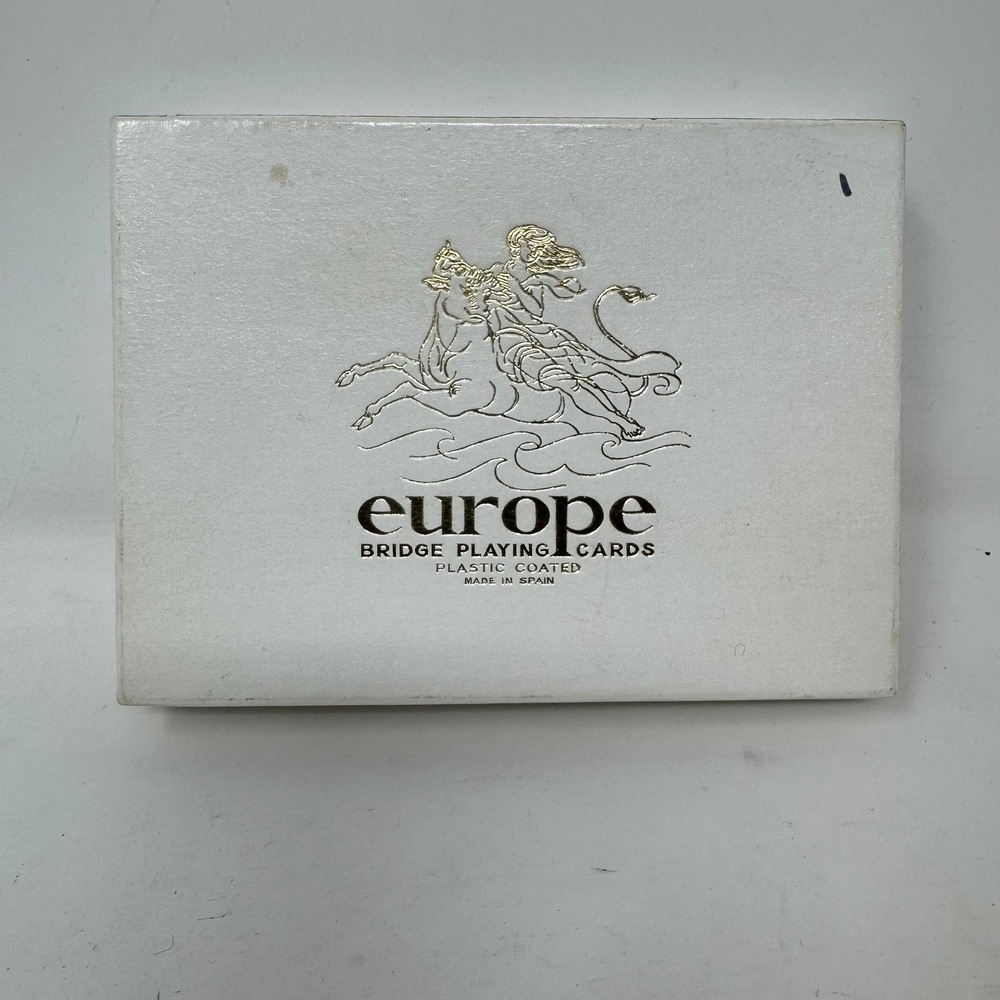 Fournier Europe Bridge Playing Cards Double Deck Set Teodoro N Miciano Spain New